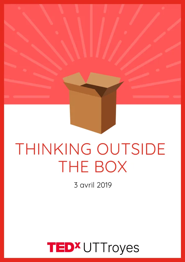 Affiche de l'édition 2019 : Thinking outside the box