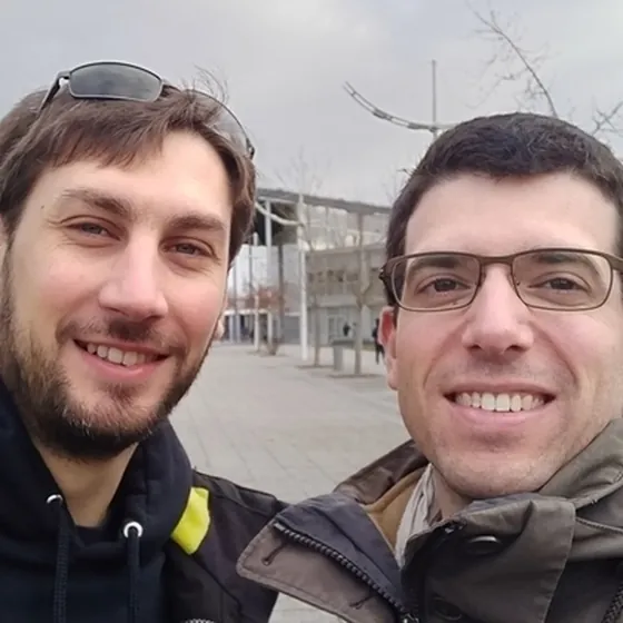 Portrait de Thomas Saquet et Florent Poinsaut