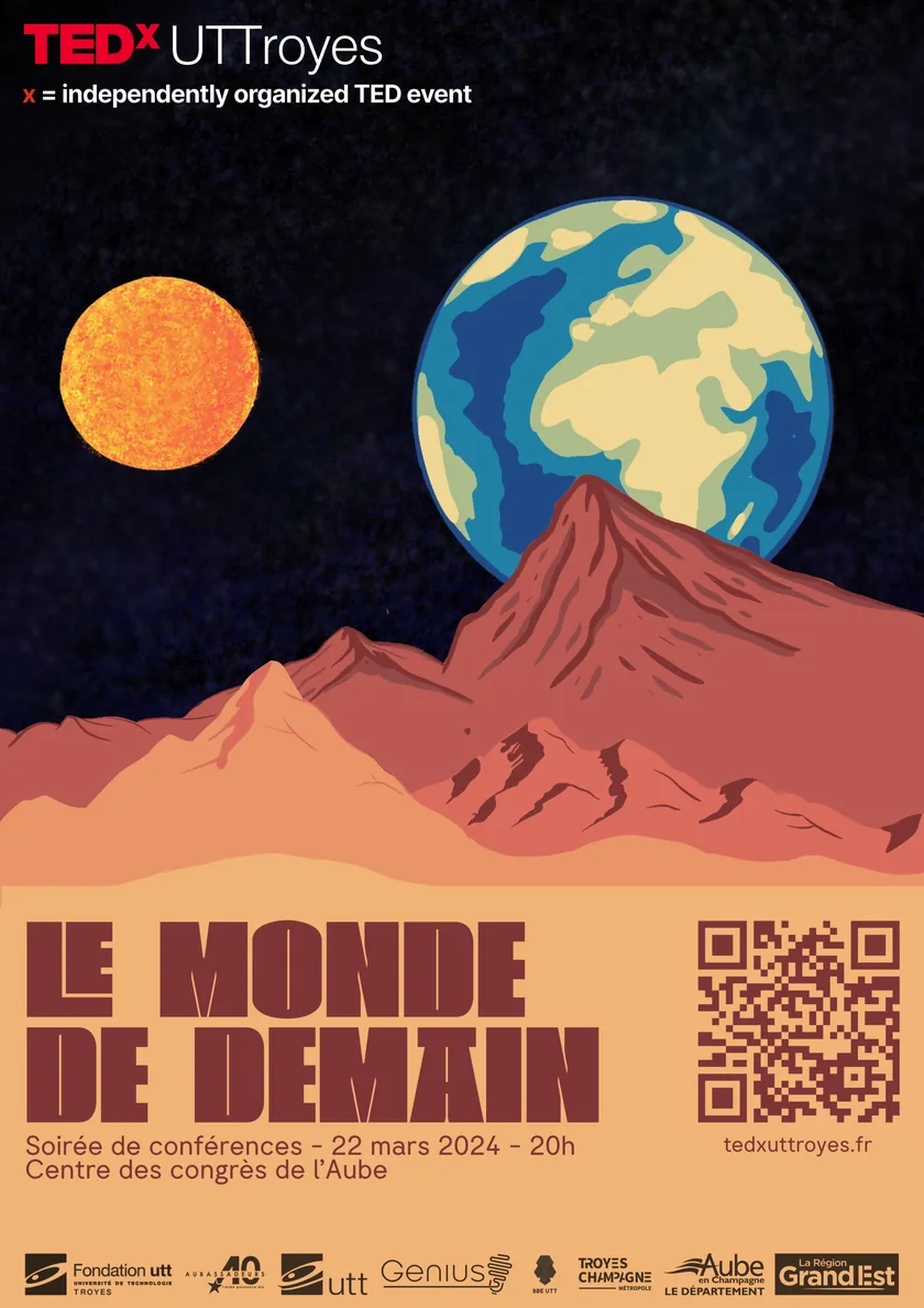 Affiche de l'édition 2024 : Le monde de demain