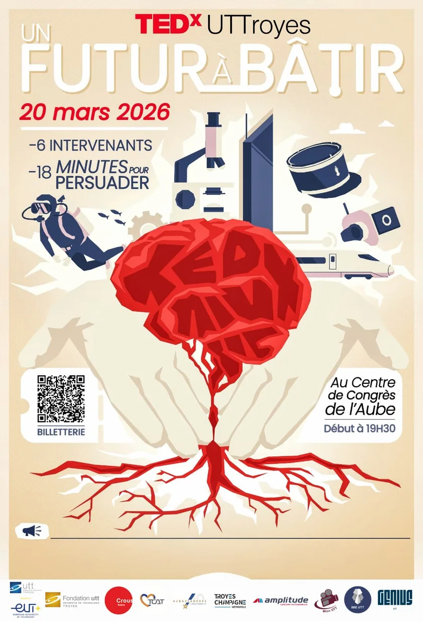 Affiche de l'édition 2026 : Un futur à bâtir